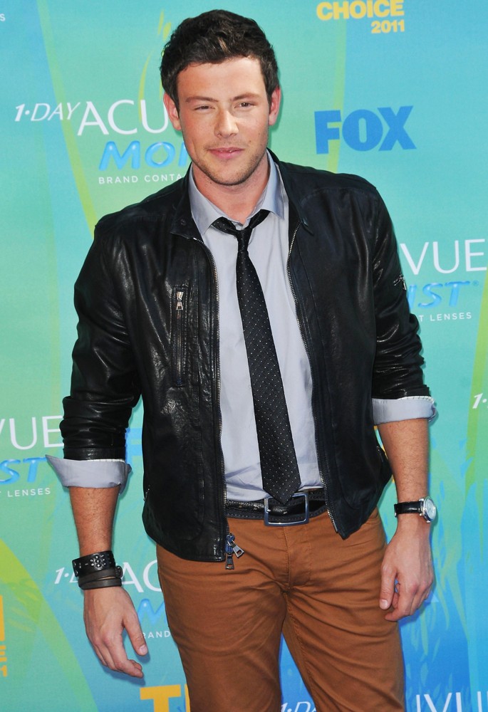 Cory Monteith;<br>2011 Teen Choice Awards