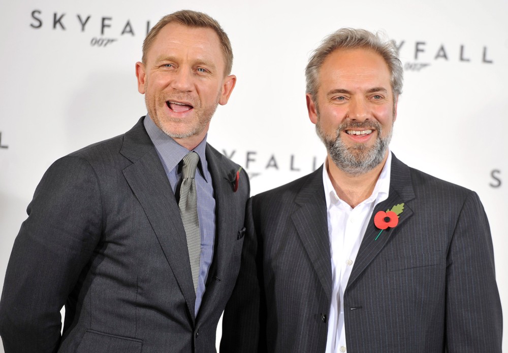 Daniel Craig;Sam Mendes;<br>The 23rd James Bond Movie Photocall