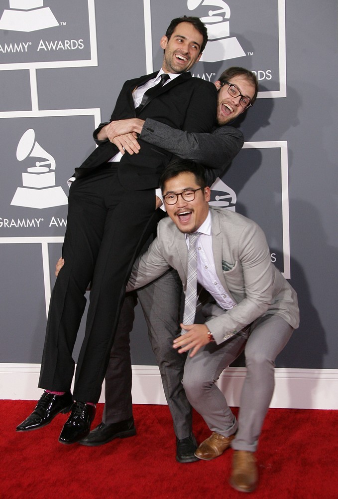 Gaetano Crupi;Daniel Scheinert;Daniel Kwan;<br>55th Annual GRAMMY Awards - Arrivals