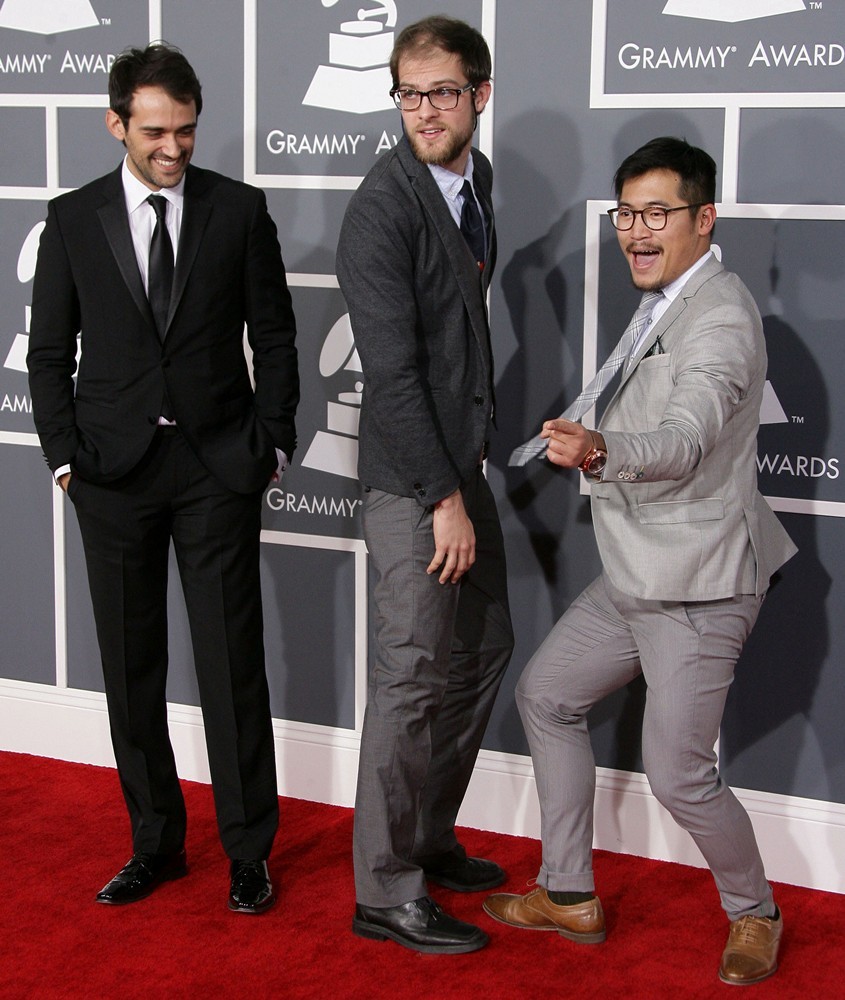 Gaetano Crupi;Daniel Scheinert;Daniel Kwan;<br>55th Annual GRAMMY Awards - Arrivals