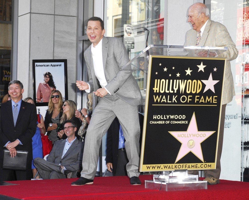 Jon Cryer;Carl Reiner;<br>Jon Cryer Is Honored with A Hollywood Star