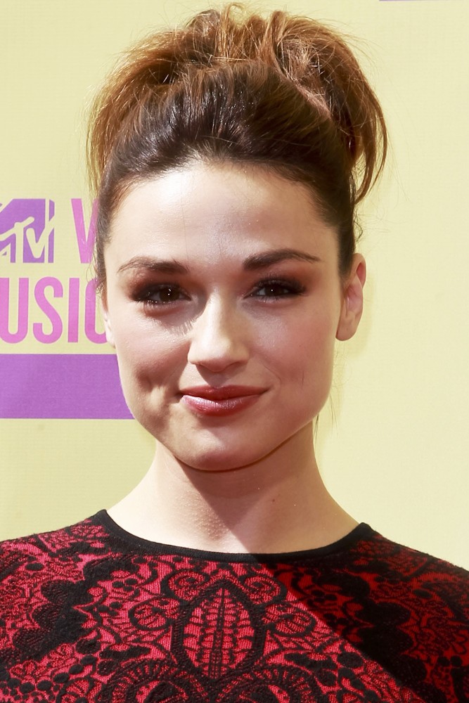 Crystal Reed;<br>2012 MTV Video Music Awards - Arrivals