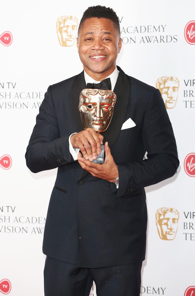Cuba Gooding Jr.;<br>2017 The Virgin TV British Academy Television Awards - Press Room