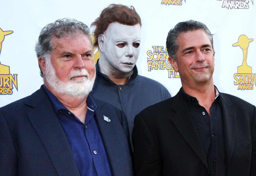 Dean Cundey;Malek Akkad;<br>Saturn Awards 2014 - Arrivals