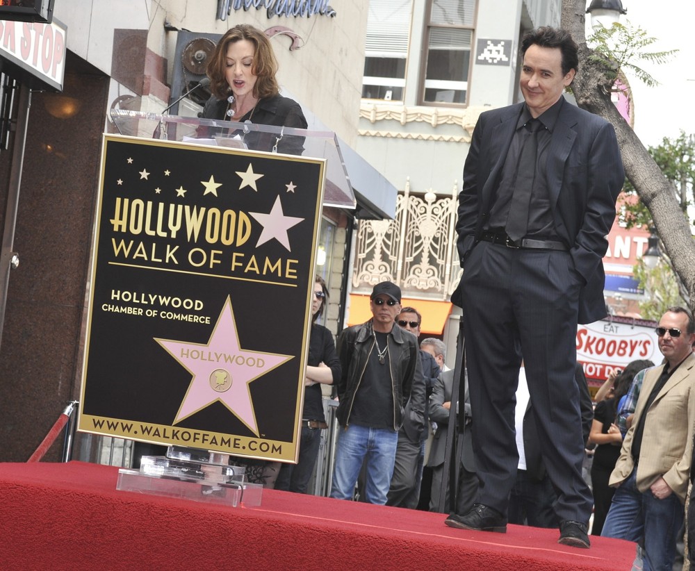 Joan Cusack;John Cusack;<br>John Cusack Honored with A Star on The Hollywood Walk of Fame