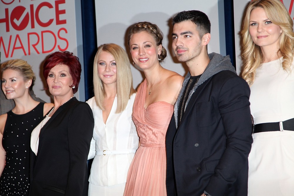 Elisha Cuthbert;Sharon Osbourne;Julianne Hough;Kaley Cuoco;Joe Jonas;Jennifer Morrison;<br>People's Choice Awards 2012 Nominations Press Conference