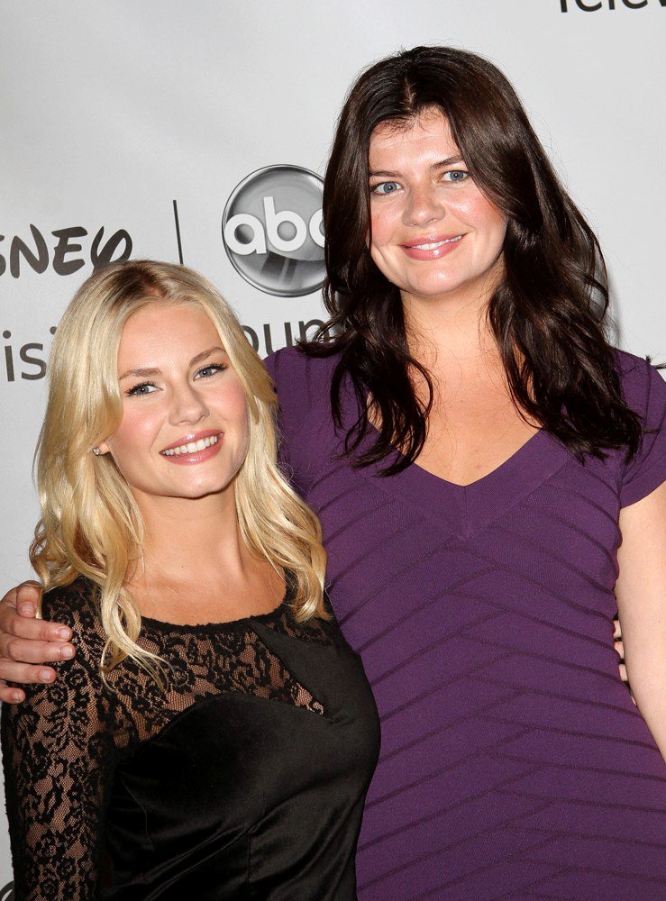 Elisha Cuthbert;Casey Wilson;<br>2011 Disney ABC Television Group Host Summer Press Tour
