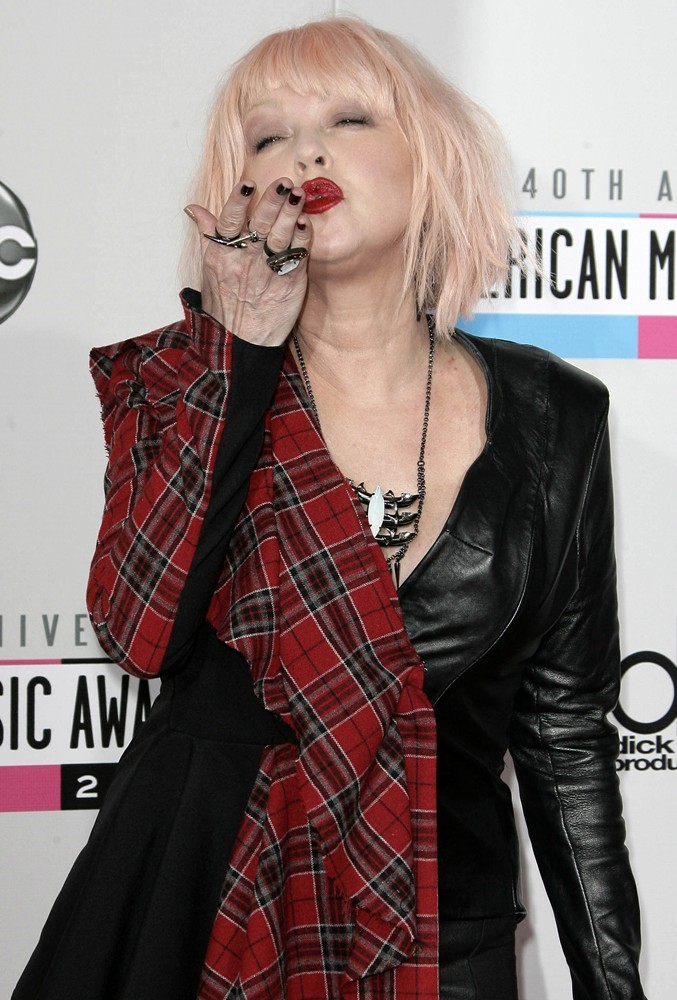 Cyndi Lauper;<br>The 40th Anniversary American Music Awards - Arrivals