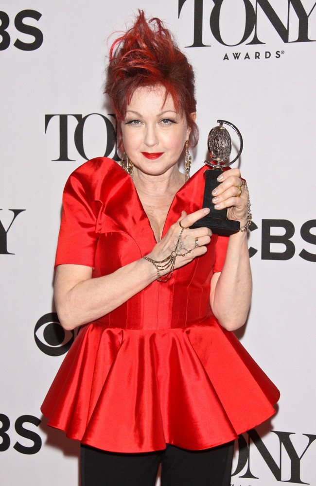 Cyndi Lauper;<br>The 67th Annual Tony Awards - Press Room