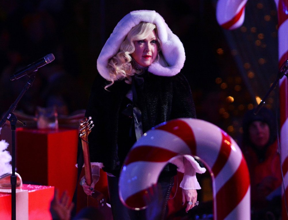 Cyndi Lauper;<br>82nd Annual Rockefeller Christmas Tree Lighting Ceremony