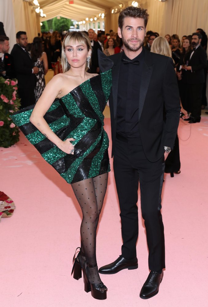 Miley Cyrus, Liam Hemsworth<br>The 2019 Met Gala Celebrating Camp: Notes on Fashion