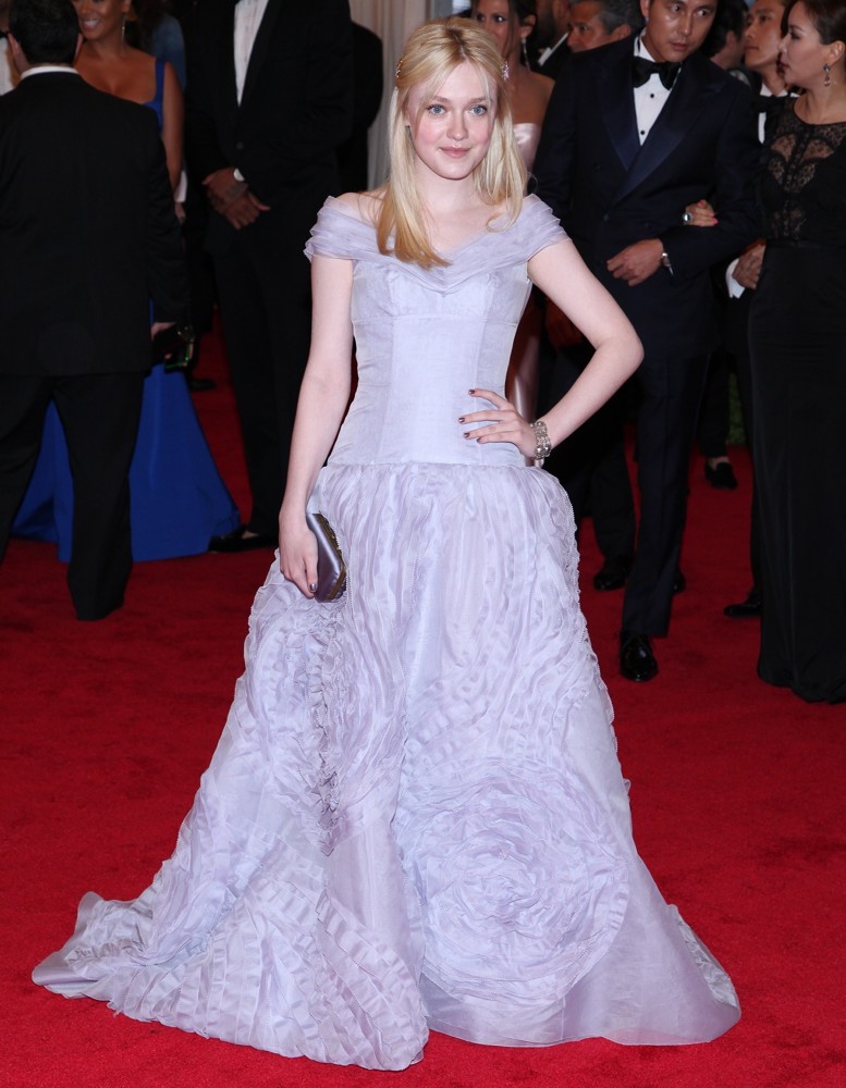 Dakota Fanning;<br>Schiaparelli and Prada Impossible Conversations Costume Institute Gala