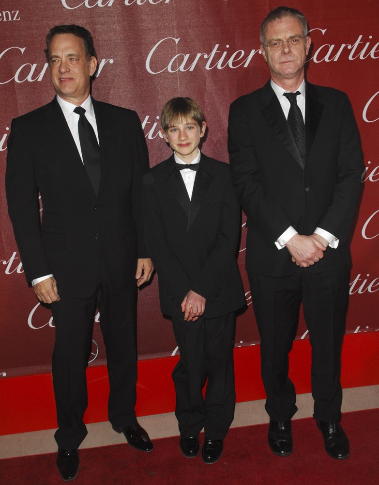 Tom Hanks;Thomas Horn;Stephen Daldry;<br>The 23rd Annual Palm Springs International Film Festival Awards Gala - Arrivals