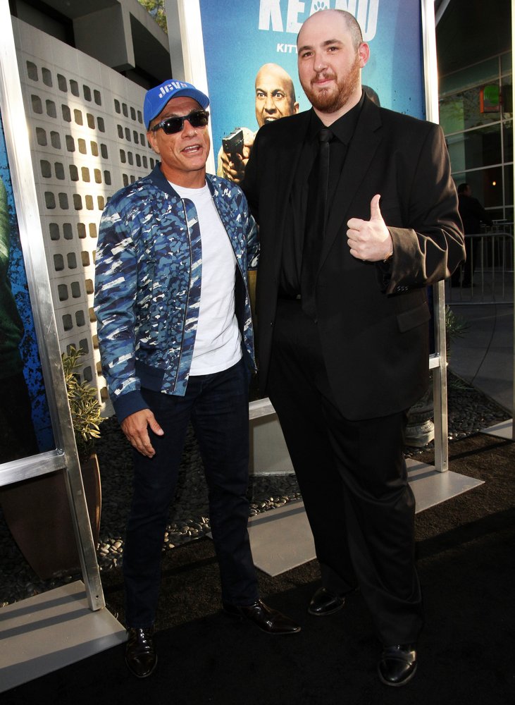 Jean-Claude Van Damme;Peter Atencio;<br>Keanu Los Angeles Premiere