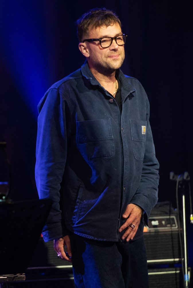 Damon Albarn Performs at Shakespeare's Globe Theatre