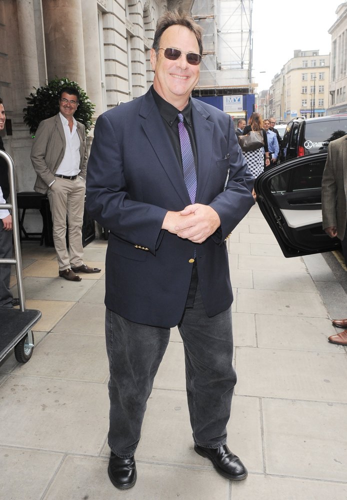 Dan Aykroyd Leaving His Hotel