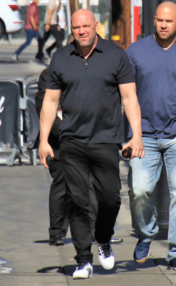 Dana White;<br>Dana White Arrives at The Jimmy Kimmel Live! Studios