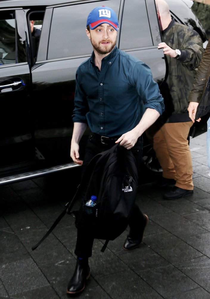 Daniel Radcliffe Arriving at Capital Radio