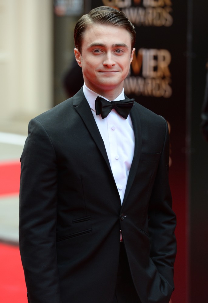 Daniel Radcliffe;<br>The Olivier Awards 2013 - Arrivals