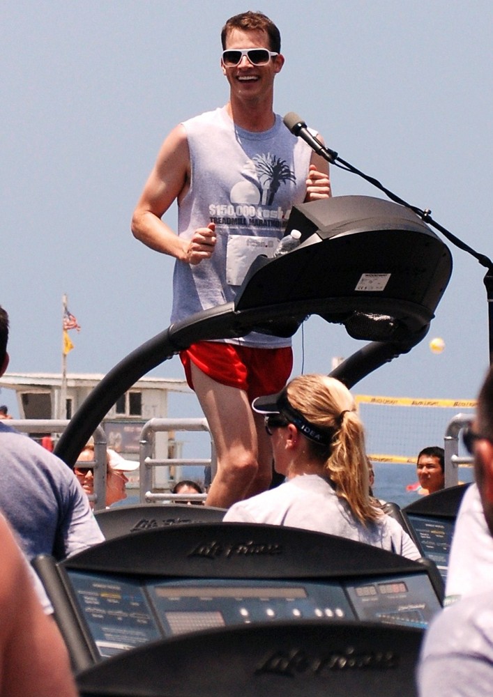 Daniel Tosh;<br>Daniel Tosh Hosts A Treadmill Marathon