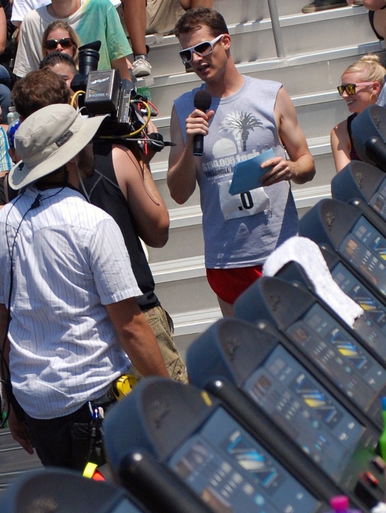Daniel Tosh;<br>Daniel Tosh Hosts A Treadmill Marathon