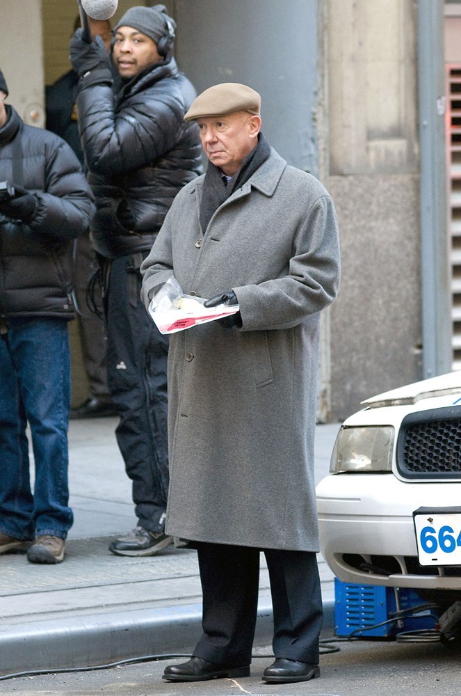 Dann Florek;<br>The Film Set of  Law and Order: Special Victims Unit