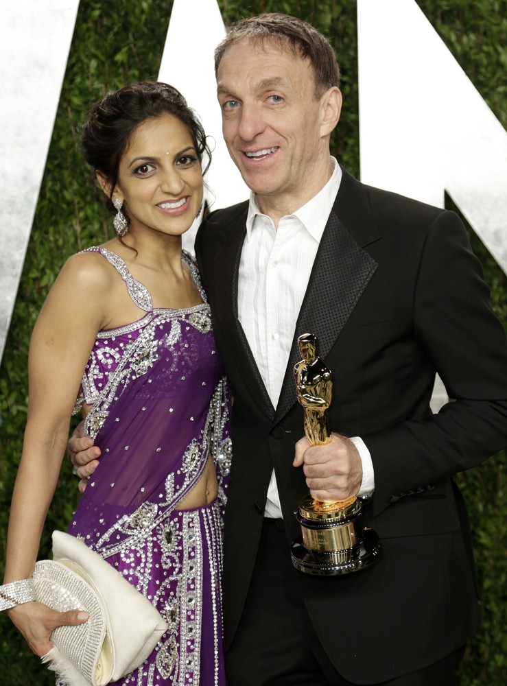 Aparna Danna;Mychael Danna;<br>2013 Vanity Fair Oscar Party - Arrivals