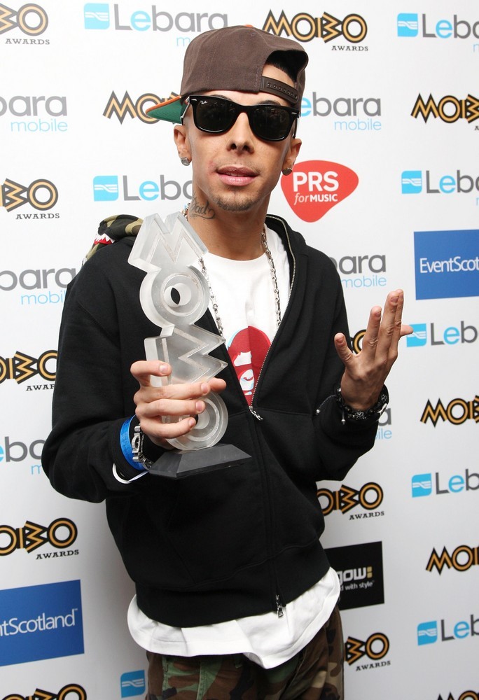Dappy;N-Dubz;<br>The MOBO Awards 2011 - Press Room