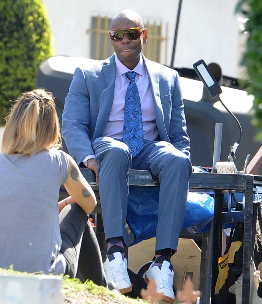 Dave Chappelle on The Set of A Star Is Born Filming