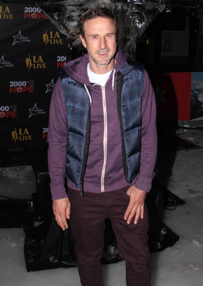 David Arquette;<br>David Arquette Lights The 800lb Menorah at L.A. LIVE Chanukah Event