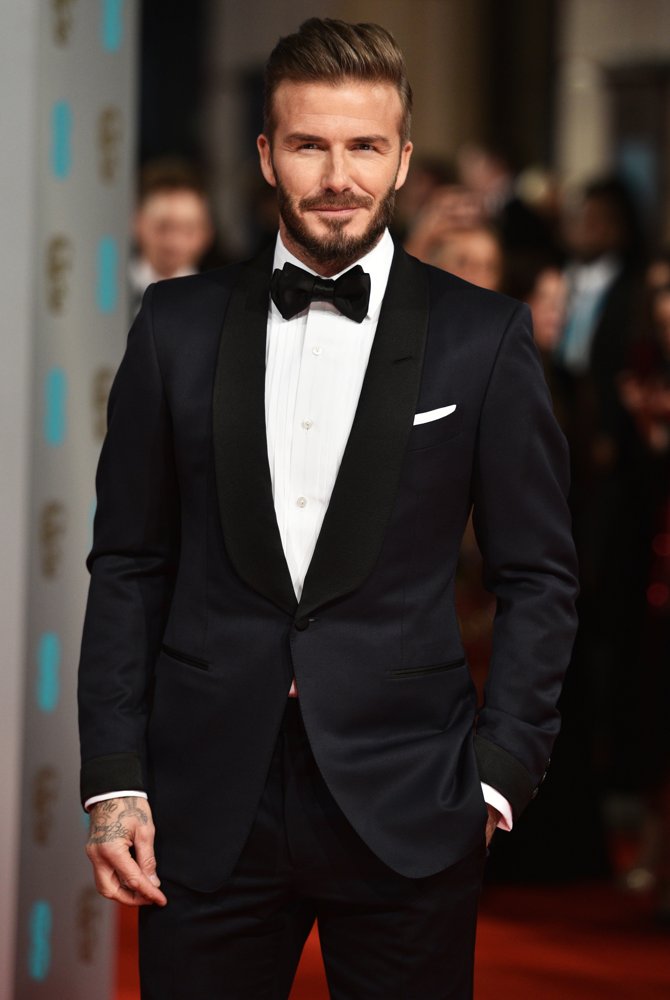David Beckham;<br>The EE British Academy Film Awards 2015 - Arrivals