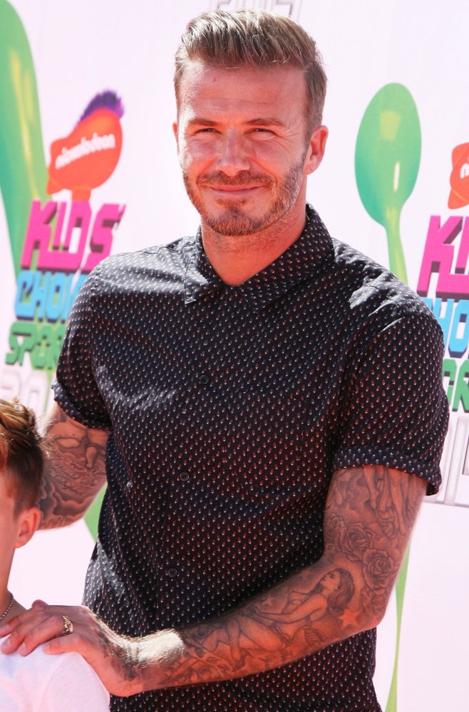 David Beckham;<br>Nickelodeon Kids' Choice Sports Awards 2014