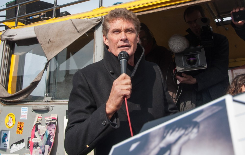 David Hasselhoff Picture 133 - A Demonstration Against The Removal of