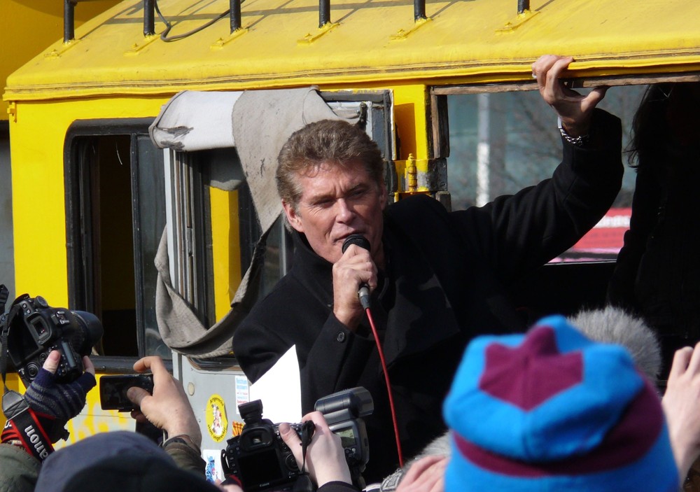 A Demonstration Against The Removal of One of The Last Reamining Sections of The Berlin Wall