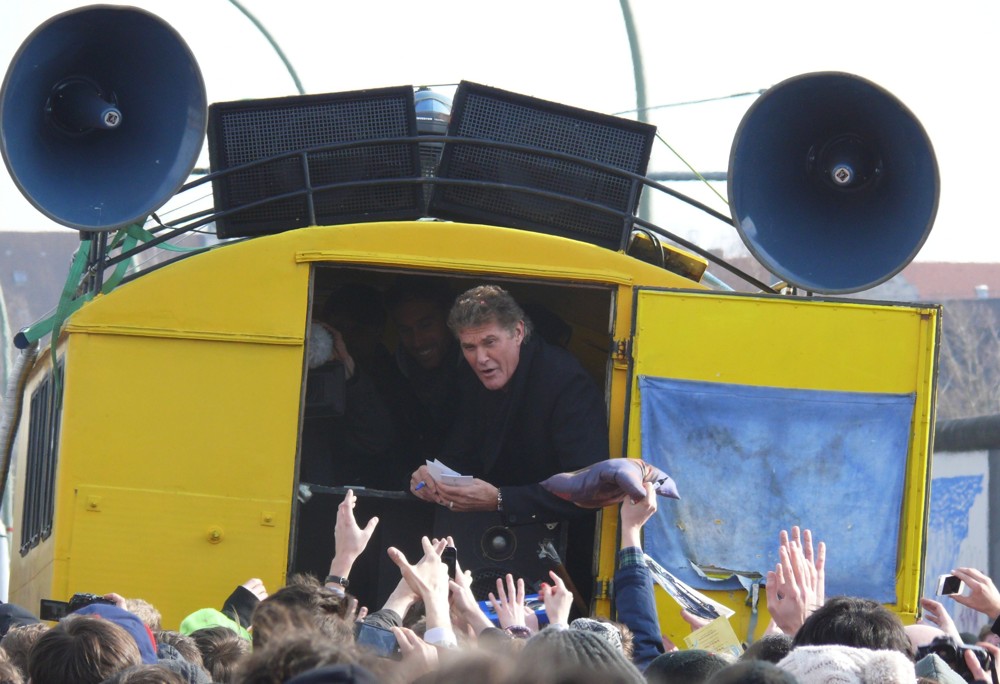 A Demonstration Against The Removal of One of The Last Reamining Sections of The Berlin Wall