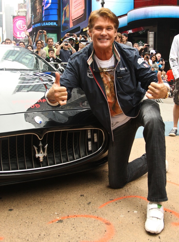 David Hasselhoff;<br>The Gumball 3000 International Car Rally Starting Point