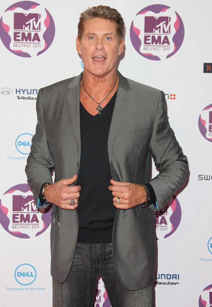 David Hasselhoff;<br>The MTV Europe Music Awards 2011 (EMAs) - Arrivals