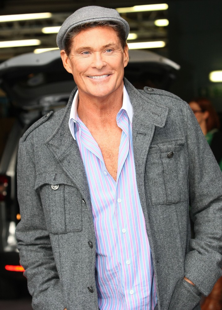 David Hasselhoff;<br>David Hasselhoff Outside The ITV Studios