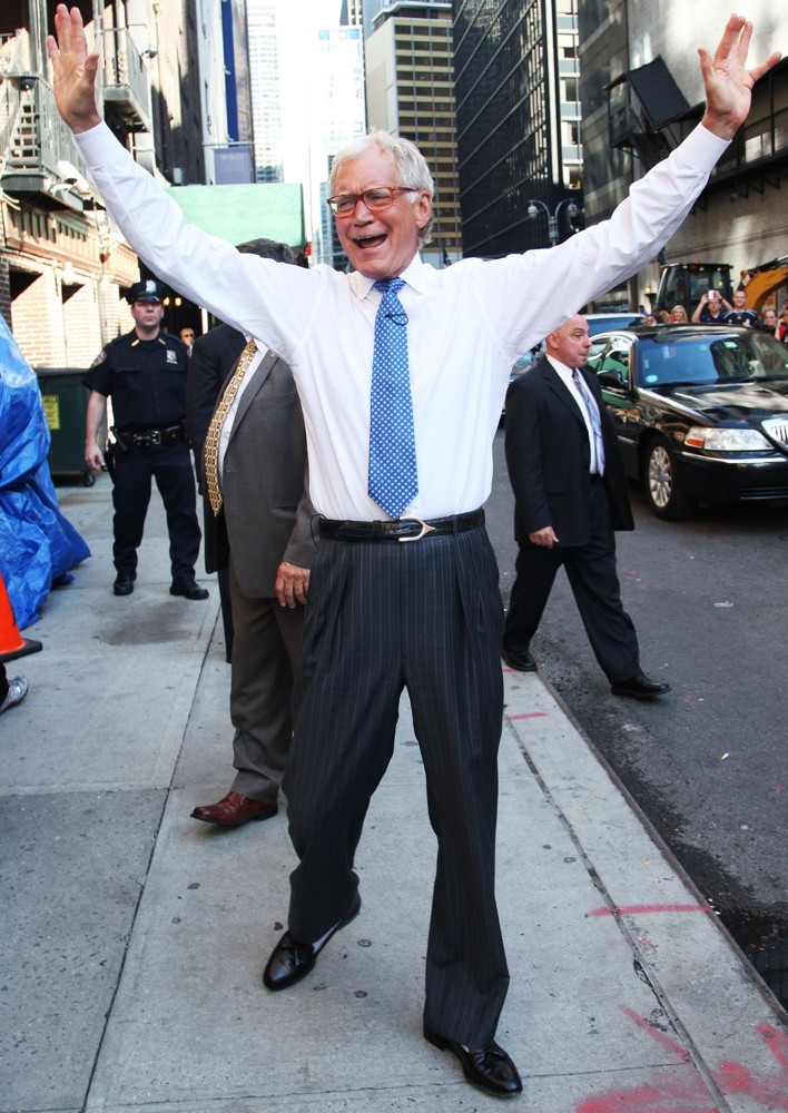 David Letterman;<br>The Late Show with David Letterman - Arrivals
