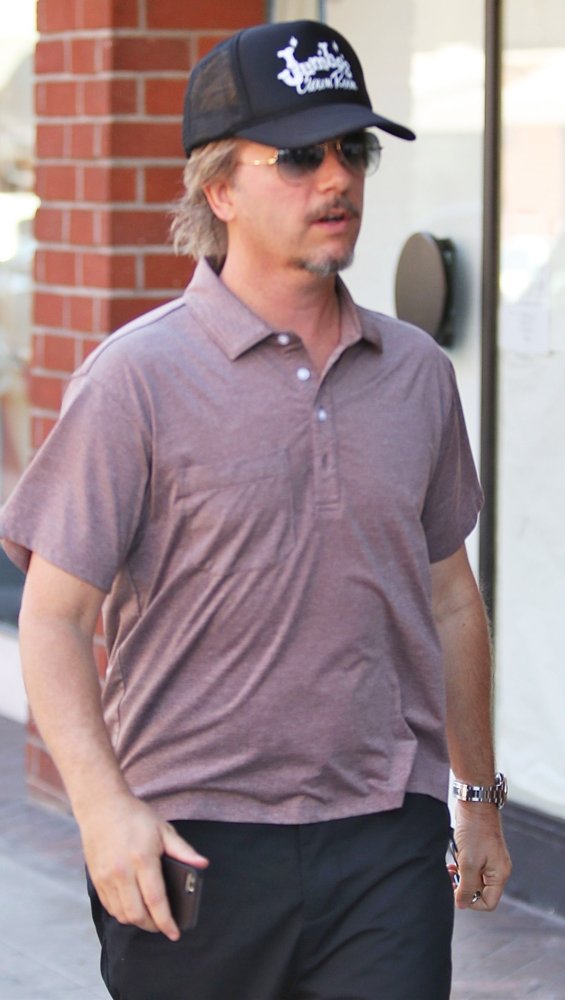 David Spade Walks in Beverly Hills