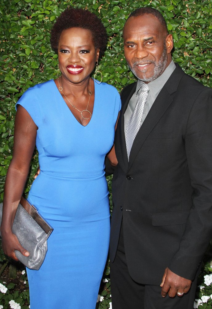 Viola Davis;Julius Tennon;<br>The Rape Foundation's 2014 Brunch - Arrivals