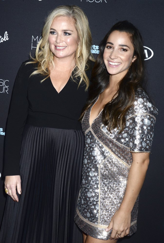 MJ Day;Aly Raisman;<br>Sports Illustrated Swimsuit 2018 Launch Event