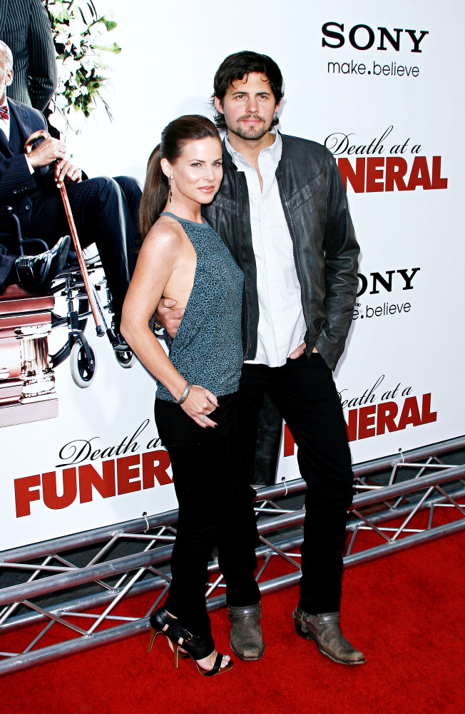 Julianne Morris;Kristoffer Polaha;<br>World Premiere of 'Death at a Funeral'