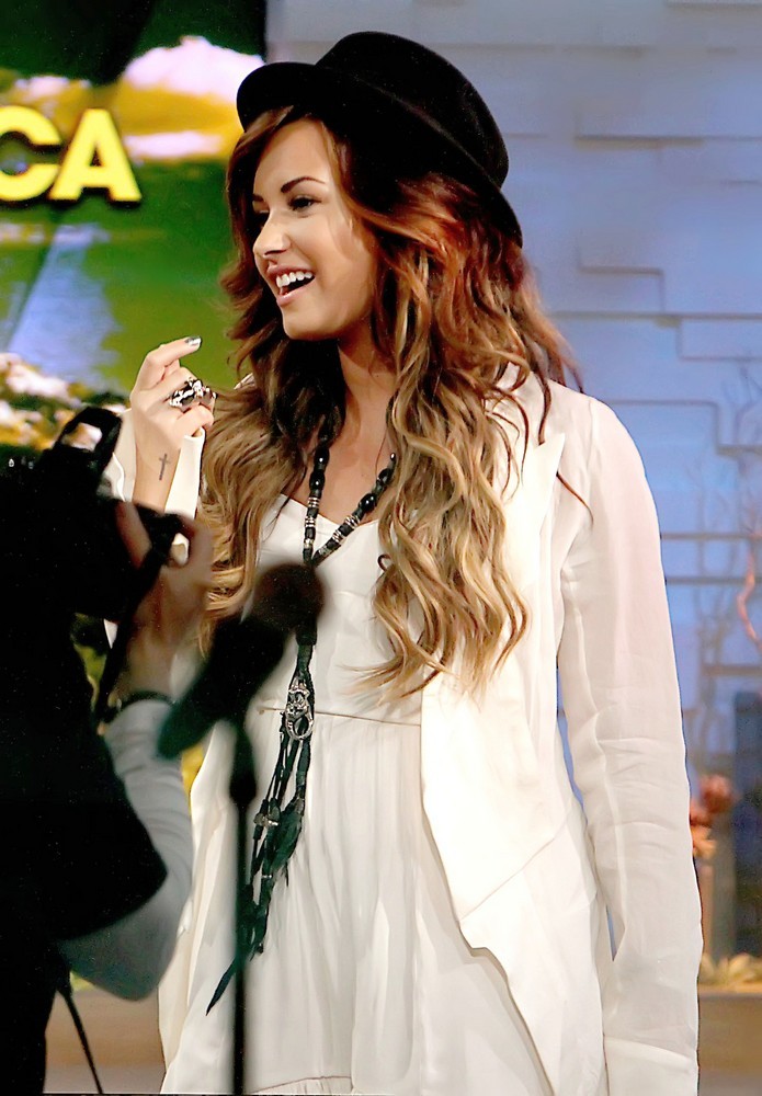 Demi Lovato;<br>At ABC Studios for An Appearance on Good Morning America