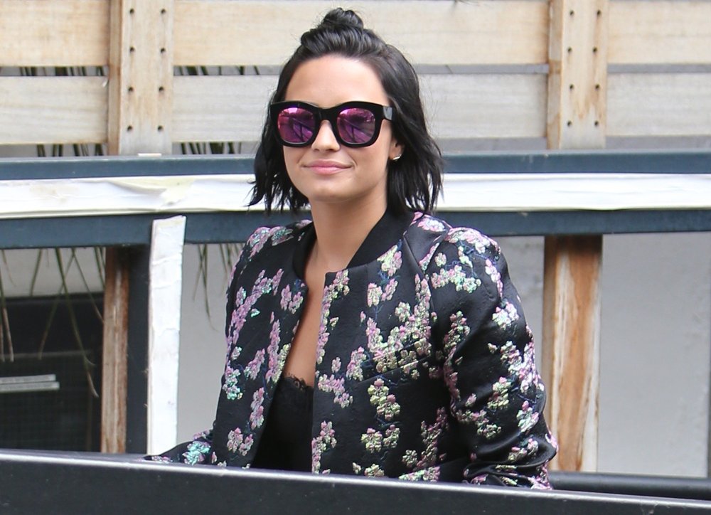 Demi Lovato;<br>Demi Lovato Outside ITV Studios