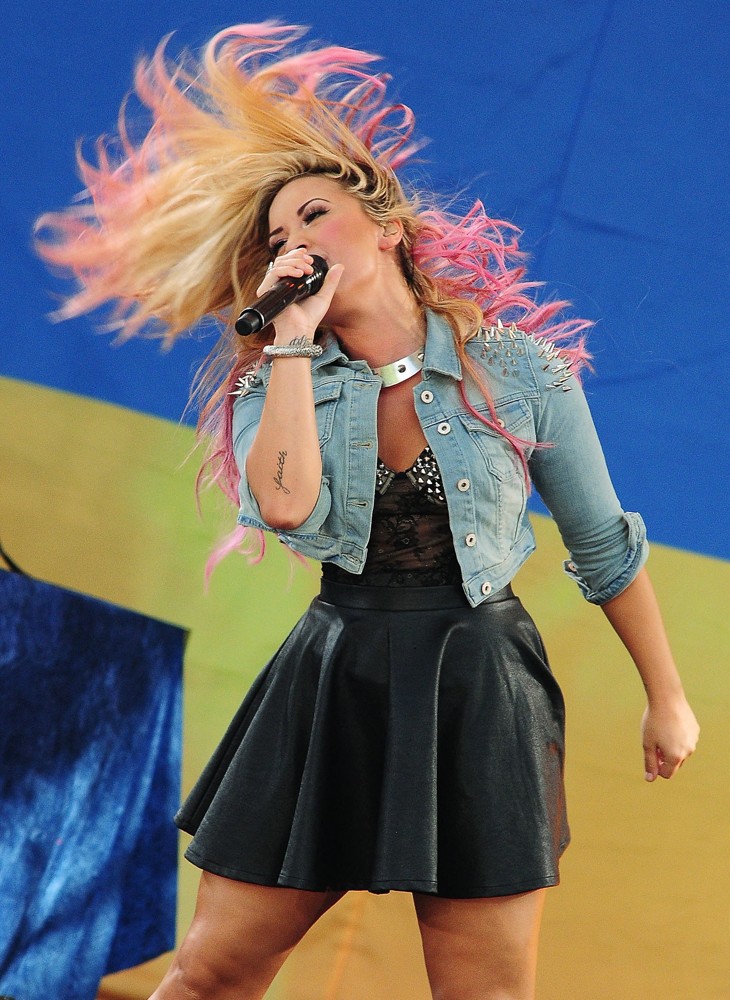 Demi Lovato;<br>Demi Lovato Performs as Part of Good Morning America's Summer Concert Series