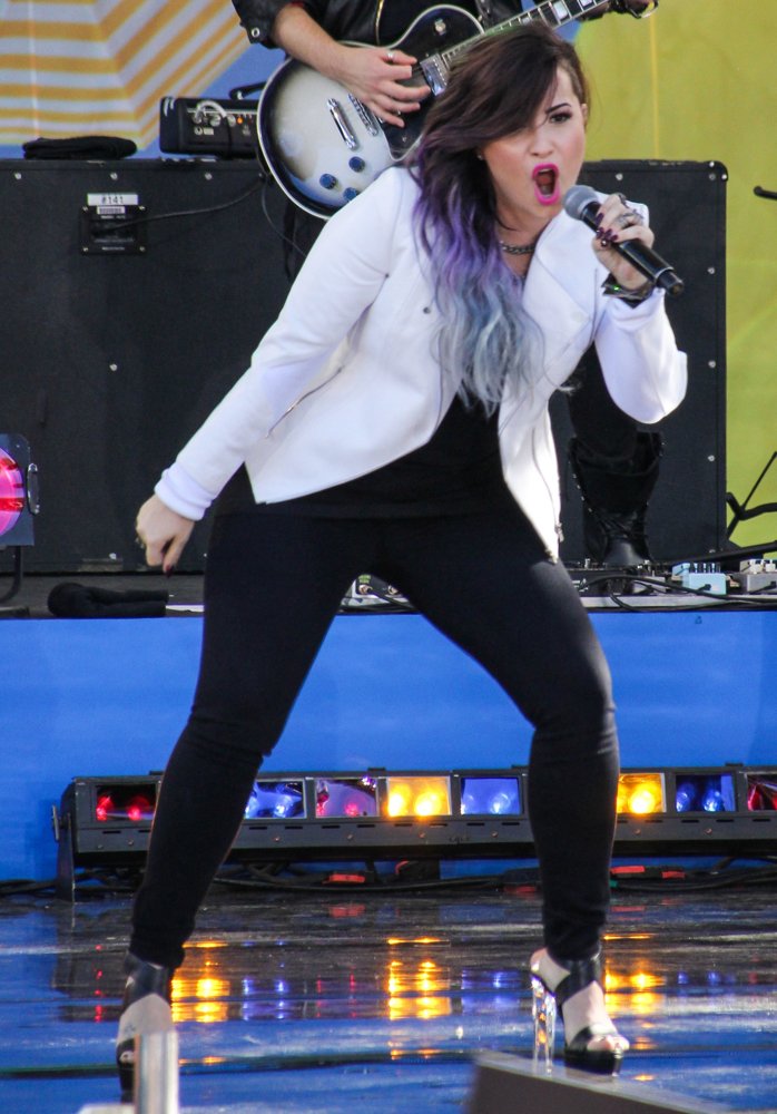 Demi Lovato;<br>Demi Lovato Performs on ABC's Good Morning America