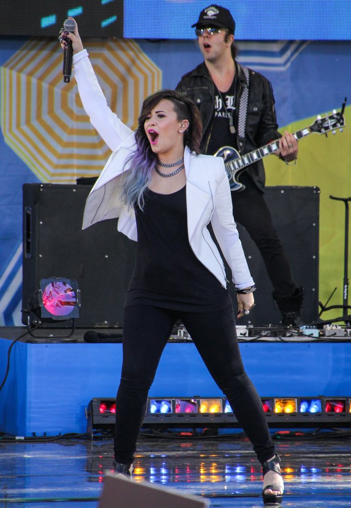 Demi Lovato Performs on ABC's Good Morning America