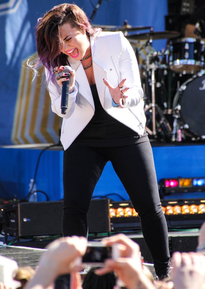 Demi Lovato;<br>Demi Lovato Performs on ABC's Good Morning America