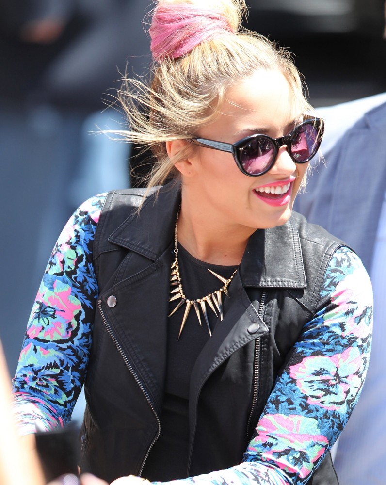 Demi Lovato;<br>The USA X Factor Judges Arrive for The Auditions in Providence